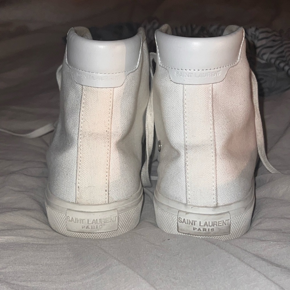 Malibu women’s high top saint laurent sneakers - Picture 4 of 8